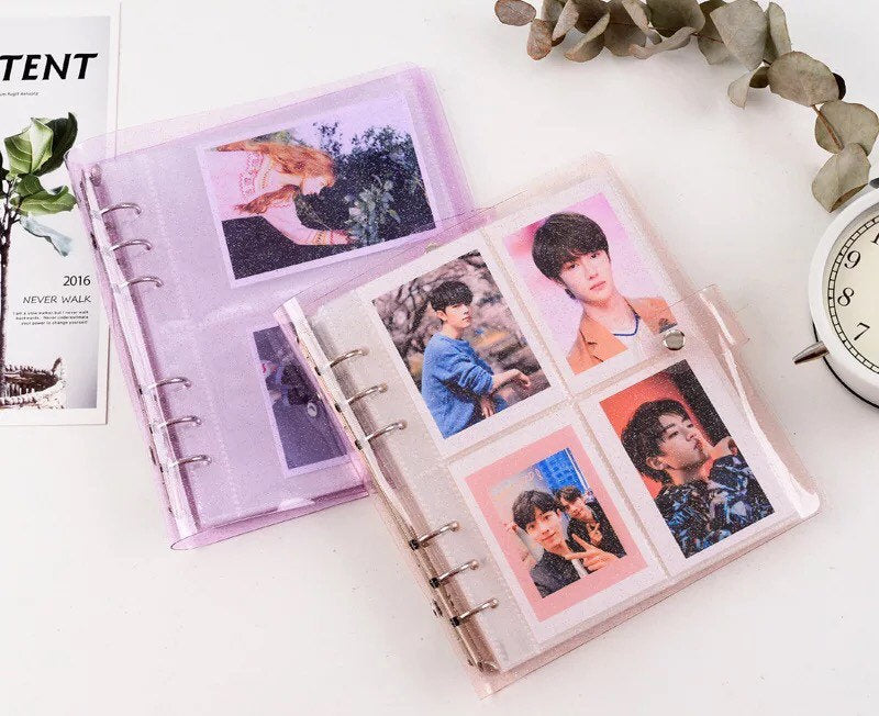 K-pop Glitter Photocard Binders / Collect Books / Jelly Binders